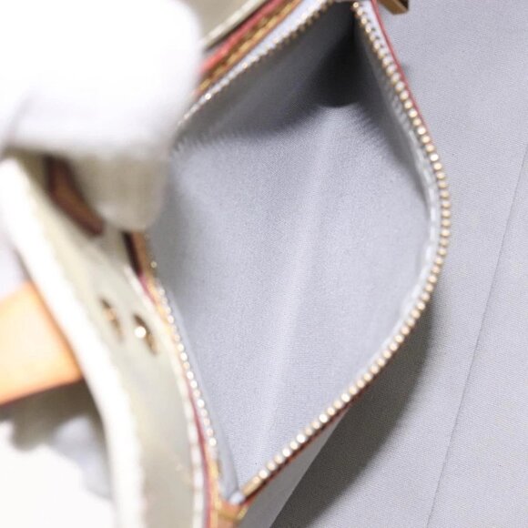 LOUIS VUITTON Monogram Vernis Reade PM Hand Bag Perle M91336 LV Auth 141487 - Picture 13 of 16